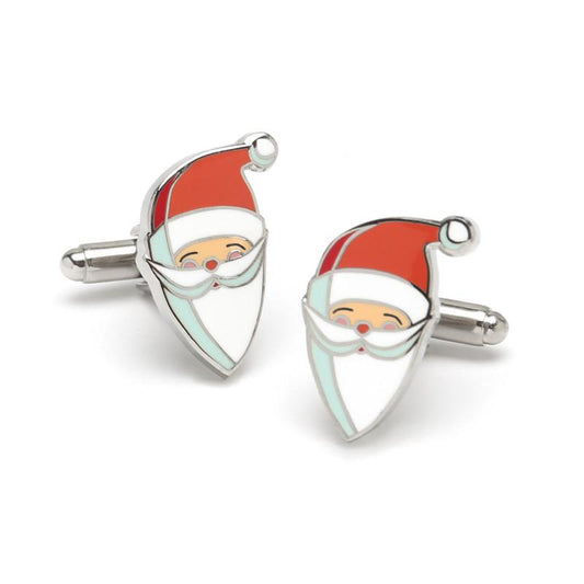 Retro Santa Cufflinks-Cufflinks-Cufflinks, Inc.-Top Notch Gift Shop