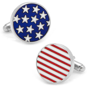 Stars and Stripes American Flag Cufflinks-Cufflinks-Cufflinks, Inc.-Top Notch Gift Shop