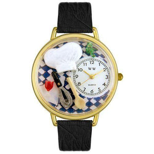 Chef Watch in Gold (Large)-Watch-Whimsical Gifts-Top Notch Gift Shop