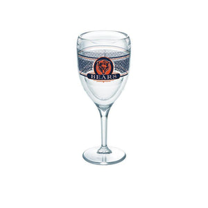 Chicago Bears 9 oz. Tervis Wine Glass - (Set of 2)-Wine Glass-Tervis-Top Notch Gift Shop