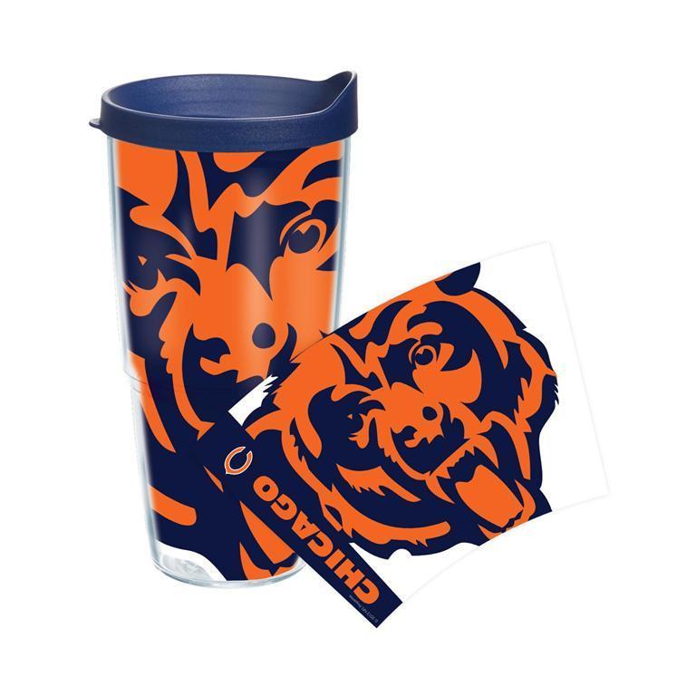 Chicago Bears Colossal 24 oz. Tervis Tumbler with Lid - (Set of 2)-Tumbler-Tervis-Top Notch Gift Shop