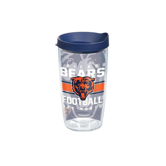 Chicago Bears Gridiron 16 oz. Tervis Tumbler with Lid - (Set of 2)-Tumbler-Tervis-Top Notch Gift Shop