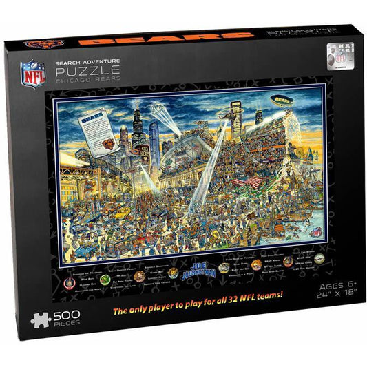 Chicago Bears Joe Journeyman Puzzle-Puzzle-IDNA Brands-Top Notch Gift Shop