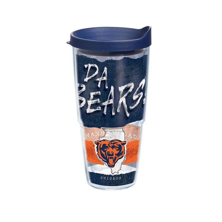 Chicago Bears Statement 24 oz. Tervis Tumbler with Lid - (Set of 2)-Tumbler-Tervis-Top Notch Gift Shop