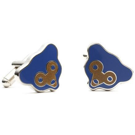 Chicago Cubs Retro Enamel Cufflinks-Cufflinks-Cufflinks, Inc.-Top Notch Gift Shop