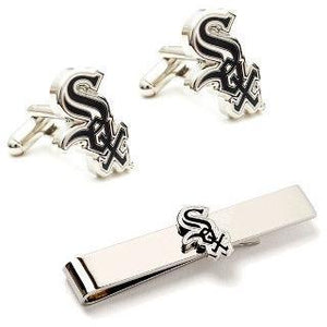 Chicago White Sox Cufflinks and Tie Bar Gift Set-Cufflinks-Cufflinks, Inc.-Top Notch Gift Shop