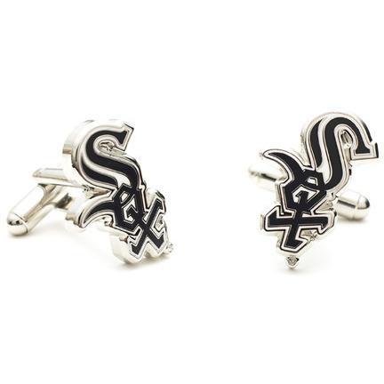 Chicago White Sox Enamel Cufflinks-Cufflinks-Cufflinks, Inc.-Top Notch Gift Shop