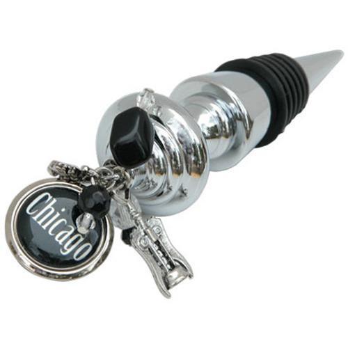 Chicago Wine Bottle Stopper-Bottle Stopper-Classic Legacy-Top Notch Gift Shop