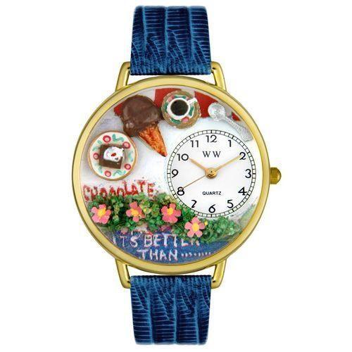 Chocolate Lover Watch in Gold (Large)-Watch-Whimsical Gifts-Top Notch Gift Shop