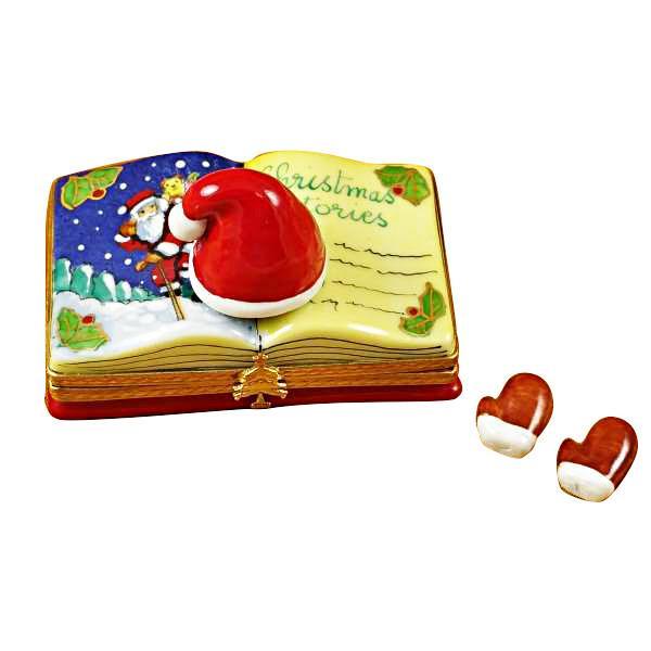 Christmas Book "Christmas Stories" Limoges Box by Rochard™-Limoges Box-Rochard-Top Notch Gift Shop