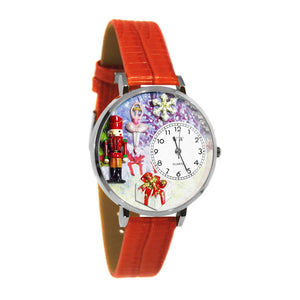 Christmas Nutcracker Watch in Silver (Large)-Watch-Whimsical Gifts-Top Notch Gift Shop