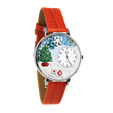 Christmas Tree Watch in Silver (Large)-Watch-Whimsical Gifts-Top Notch Gift Shop