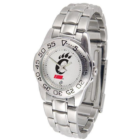 Cincinnati Bearcats Ladies Steel Band Sports Watch-Watch-Suntime-Top Notch Gift Shop