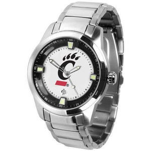 Cincinnati Bearcats Men's Titan Stainless Steel Band Watch-Watch-Suntime-Top Notch Gift Shop