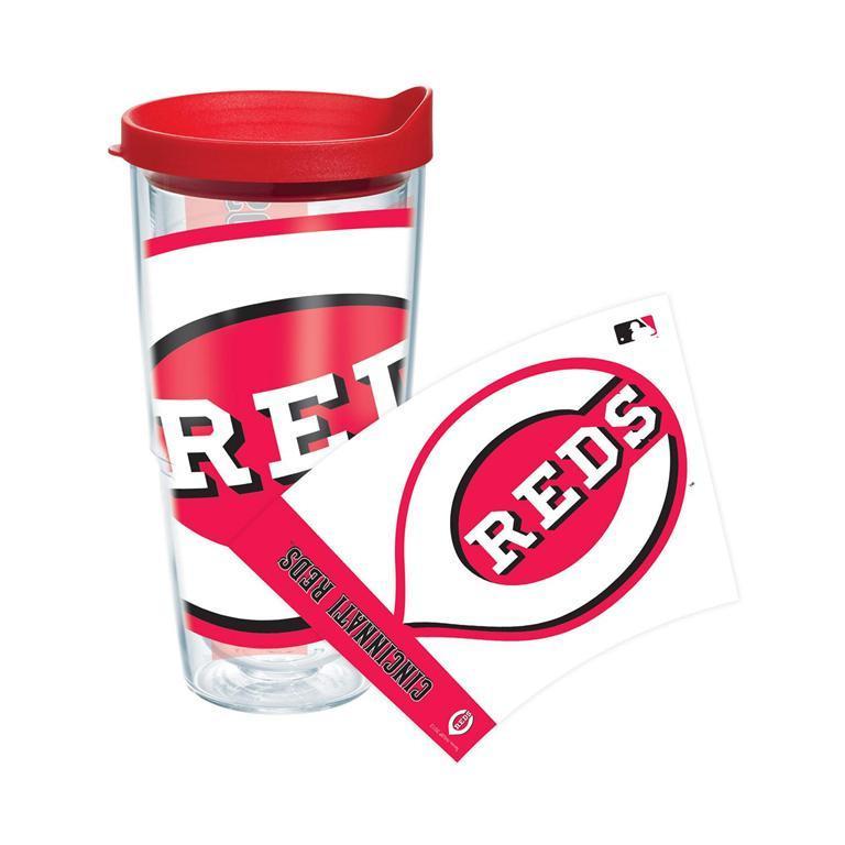 Cincinnati Reds Colossal 24 oz. Tervis Tumbler with Lid - (Set of 2)-Tumbler-Tervis-Top Notch Gift Shop