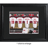 Cincinnati Reds Personalized Locker Room Print with Matted Frame-JDS MarketingTop Notch Gift Shop