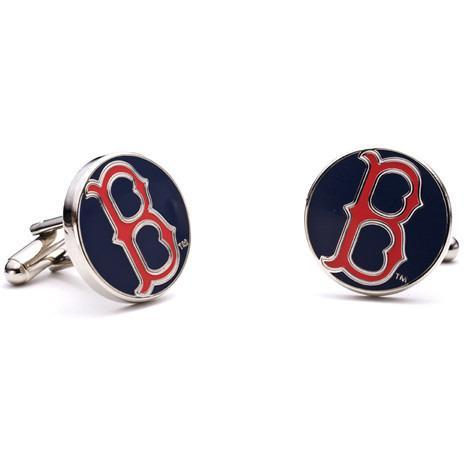 Classic Boston Red Sox Enamel Cufflinks-Cufflinks-Cufflinks, Inc.-Top Notch Gift Shop