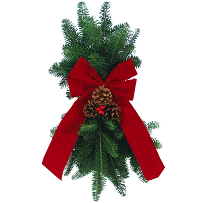 Classic Christmas Door Spray - 22"-Rockdale Wreaths-Top Notch Gift Shop