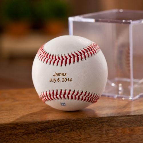 Classic Rawlings Personalized Baseball with Square Case-Baseball-JDS Marketing-Top Notch Gift Shop