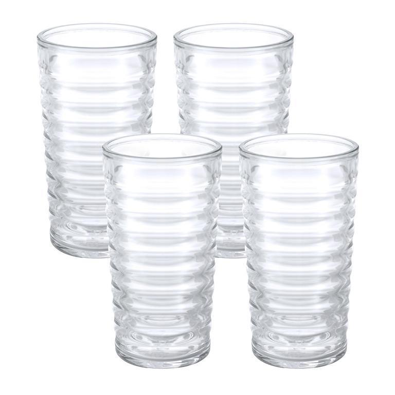 Clear 16 oz. Tall Tervis Glasses (Boxed Set of 4)-Tall Glass-Tervis-Top Notch Gift Shop