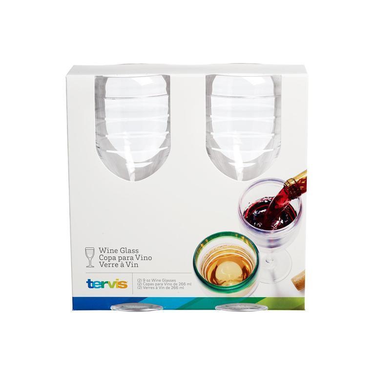 Clear 9 oz. Tervis Wine Glasses (Boxed Set of 2)-Wine Glass-Tervis-Top Notch Gift Shop