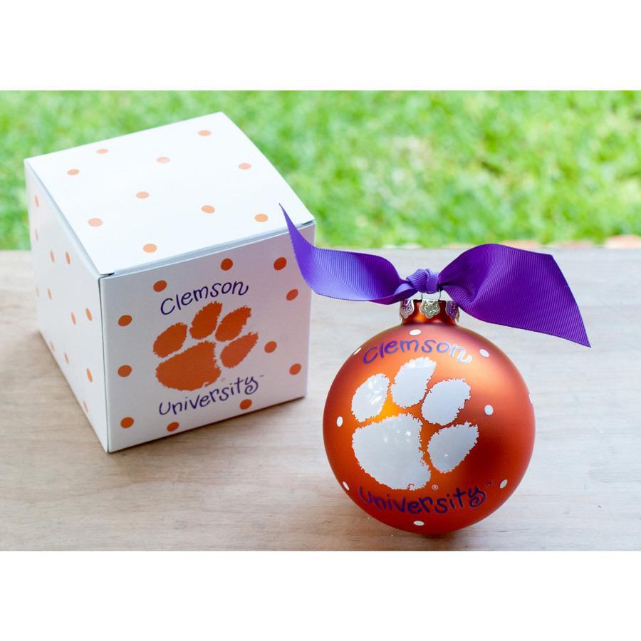 Clemson Tigers Christmas Ornament-Ornament-Coton Colors-Top Notch Gift Shop