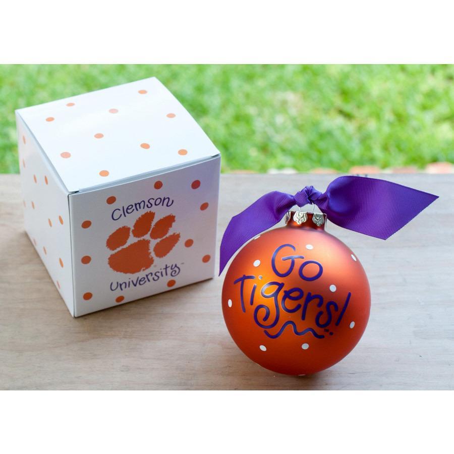 Clemson Tigers Christmas Ornament-Ornament-Coton Colors-Top Notch Gift Shop