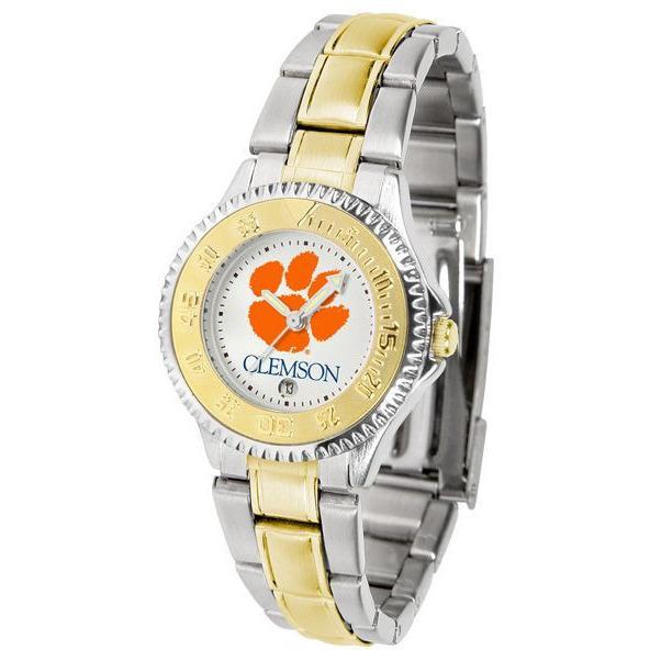 Clemson Tigers Ladies Competitor Two-Tone Band Watch-Watch-Suntime-Top Notch Gift Shop