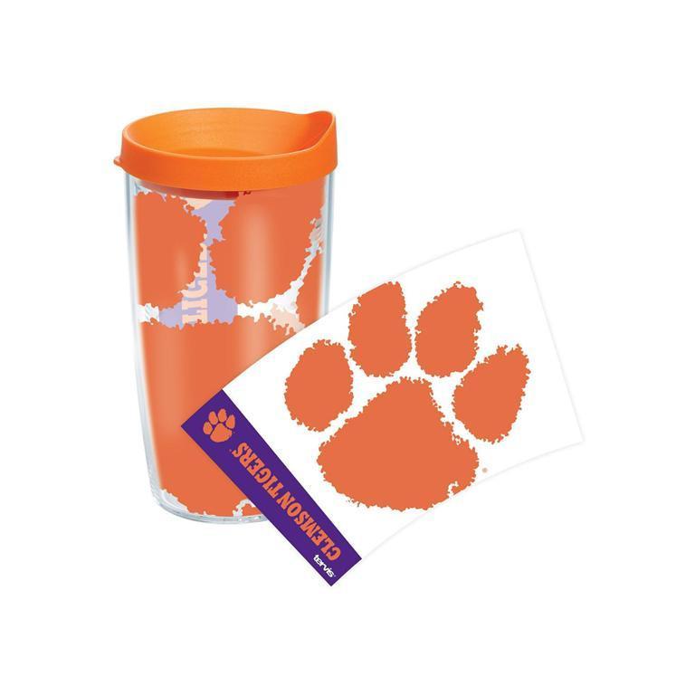 Clemson University Colossal 16 oz. Tervis Tumbler with Lid - (Set of 2)-Tumbler-Tervis-Top Notch Gift Shop