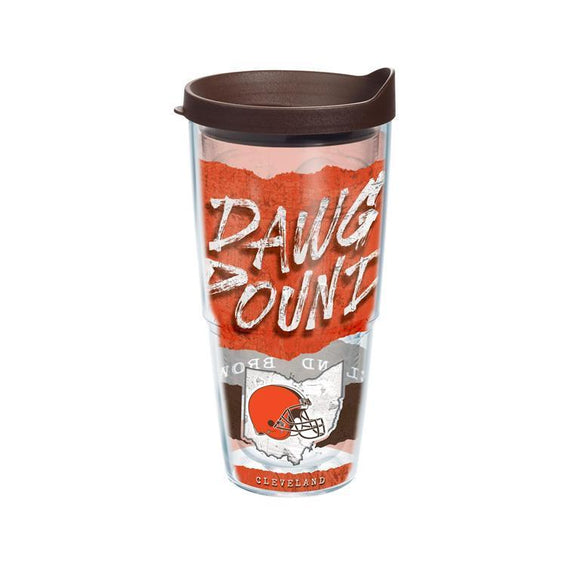 Cleveland Browns Statement 24 oz. Tervis Tumbler with Lid - (Set of 2)-Tumbler-Tervis-Top Notch Gift Shop