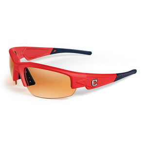 Cleveland Indians Dynasty "Stitch" Sunglasses, Red with Blue Tips-Sunglasses-Maxx-Top Notch Gift Shop