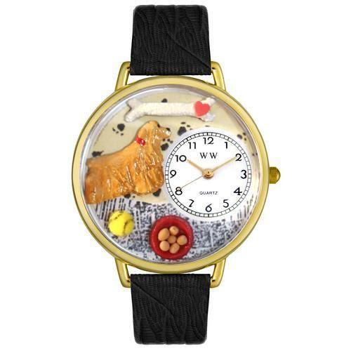 Cocker Spaniel Watch in Gold (Large)-Watch-Whimsical Gifts-Top Notch Gift Shop