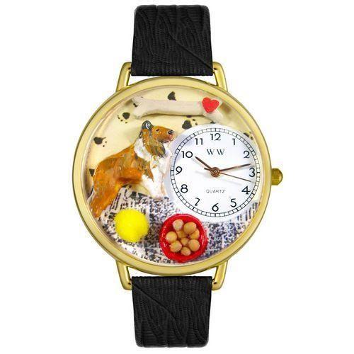 Collie Watch in Gold (Large)-Watch-Whimsical Gifts-Top Notch Gift Shop