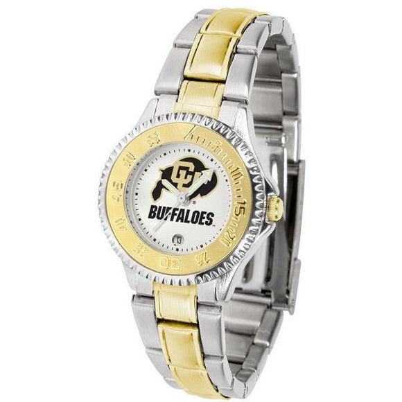 Colorado Buffaloes Ladies Competitor Two-Tone Band Watch-Watch-Suntime-Top Notch Gift Shop