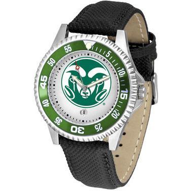 Colorado State Rams Competitor - Poly/Leather Band Watch-Watch-Suntime-Top Notch Gift Shop