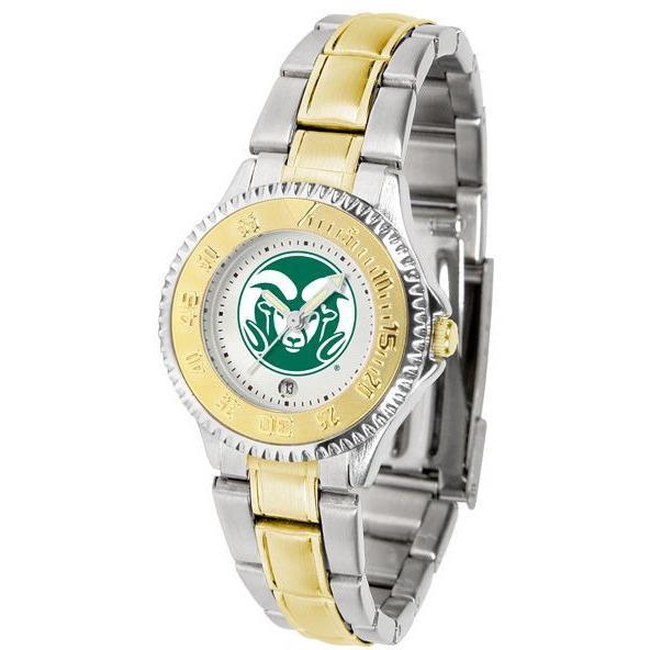 Colorado State Rams Ladies Competitor Two-Tone Band Watch-Watch-Suntime-Top Notch Gift Shop