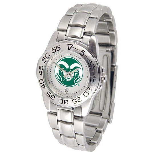 Colorado State Rams Ladies Steel Band Sports Watch-Watch-Suntime-Top Notch Gift Shop