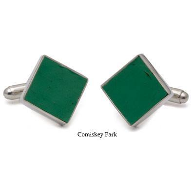 Comiskey Park Authentic Stadium Seat Cufflinks-Cufflinks-Tokens & Icons-Top Notch Gift Shop