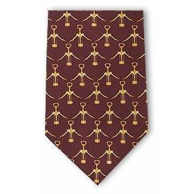 Corkscrews Silk Necktie-Necktie-Josh Bach Limited-Top Notch Gift Shop