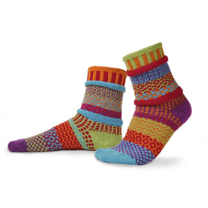 Cosmos Mismatched Crew Socks-Socks-Solmate Socks-Top Notch Gift Shop