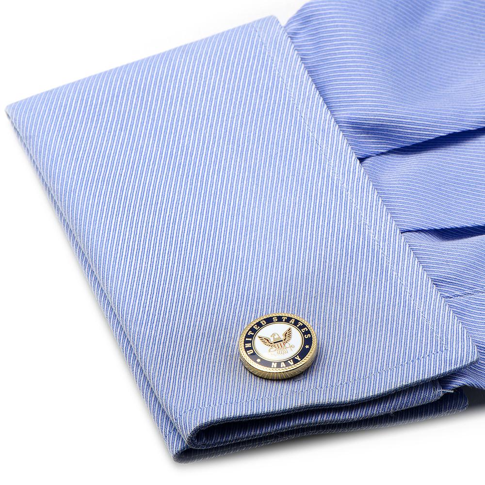 US Navy Cufflinks-Cufflinks-Cufflinks, Inc.-Top Notch Gift Shop