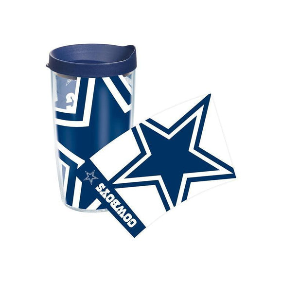 Dallas Cowboys Colossal 16 oz. Tervis Tumbler with Lid - (Set of 2)-Tumbler-Tervis-Top Notch Gift Shop