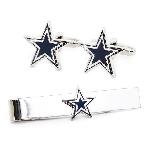 Dallas Cowboys Cufflinks and Tie Bar Gift Set-Cufflinks-Cufflinks, Inc.-Top Notch Gift Shop