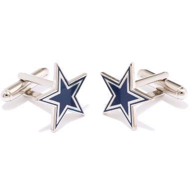 Dallas Cowboys Enamel Star Cufflinks-Cufflinks-Cufflinks, Inc.-Top Notch Gift Shop