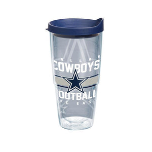 Dallas Cowboys Gridiron 24 oz. Tervis Tumbler with Lid - (Set of 2)-Tumbler-Tervis-Top Notch Gift Shop