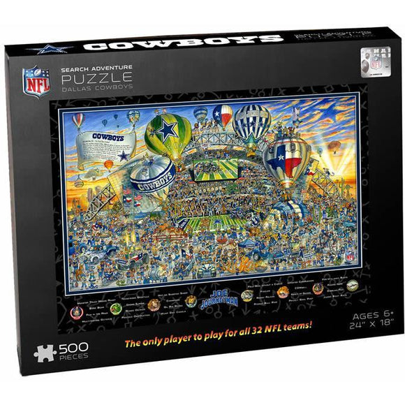 Dallas Cowboys Joe Journeyman Puzzle-Puzzle-IDNA Brands-Top Notch Gift Shop