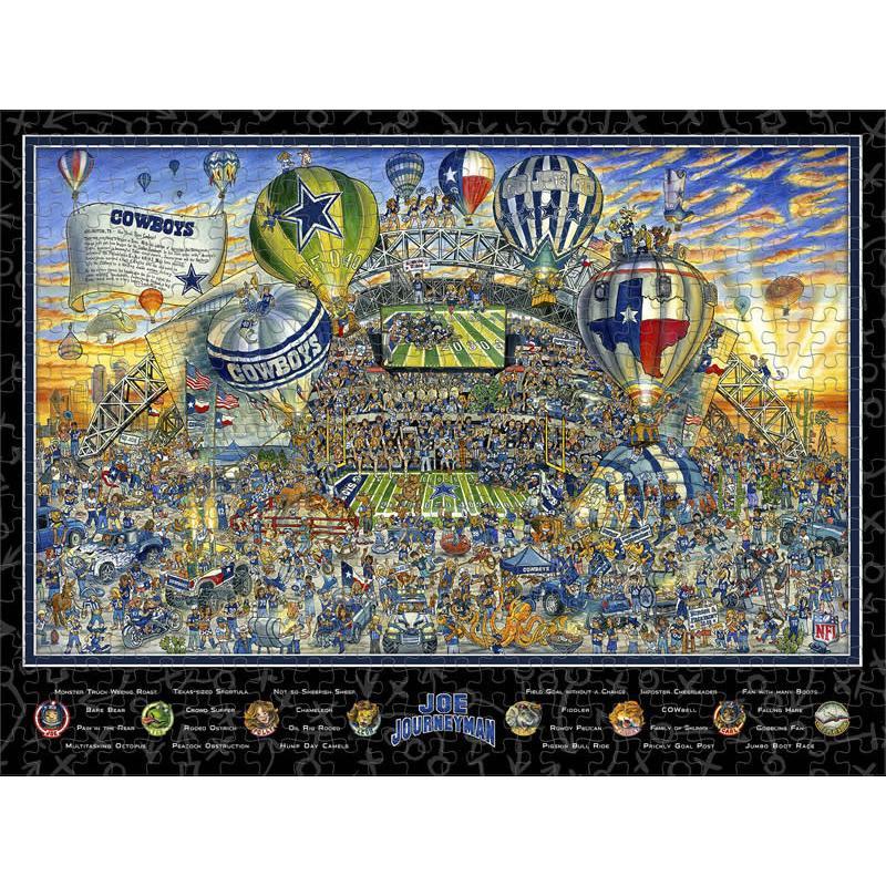 Dallas Cowboys Joe Journeyman Puzzle-Puzzle-IDNA Brands-Top Notch Gift Shop