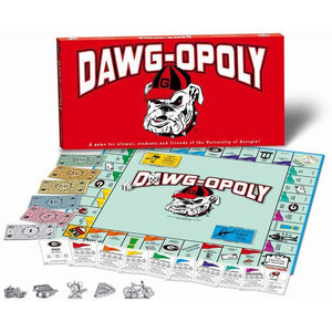 Dawg-opoly - University of Georgia Monopoly Board Game-Game-Late For The Sky-Top Notch Gift Shop