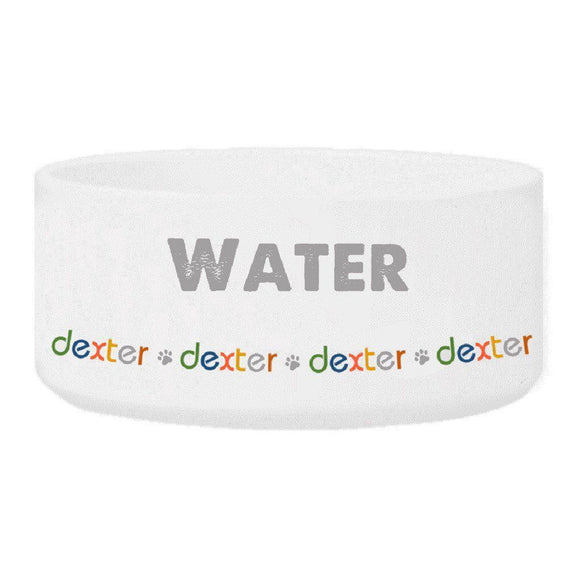 Boy Personalized Pet Water Bowl-Dog Bowl-JDS Marketing-Top Notch Gift Shop