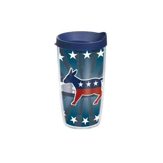 Democrat Donkey 16 oz. Tervis Tumbler with Lid - (Set of 2)-Tumbler-Tervis-Top Notch Gift Shop